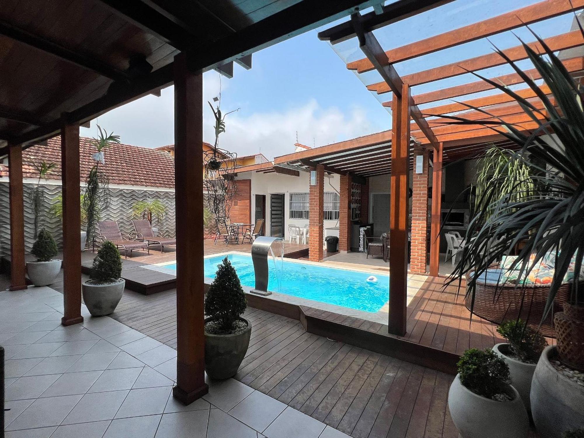 Casa Agradavel Com Piscina, A Poucos Passos Da Praia Peruíbe Exteriér fotografie