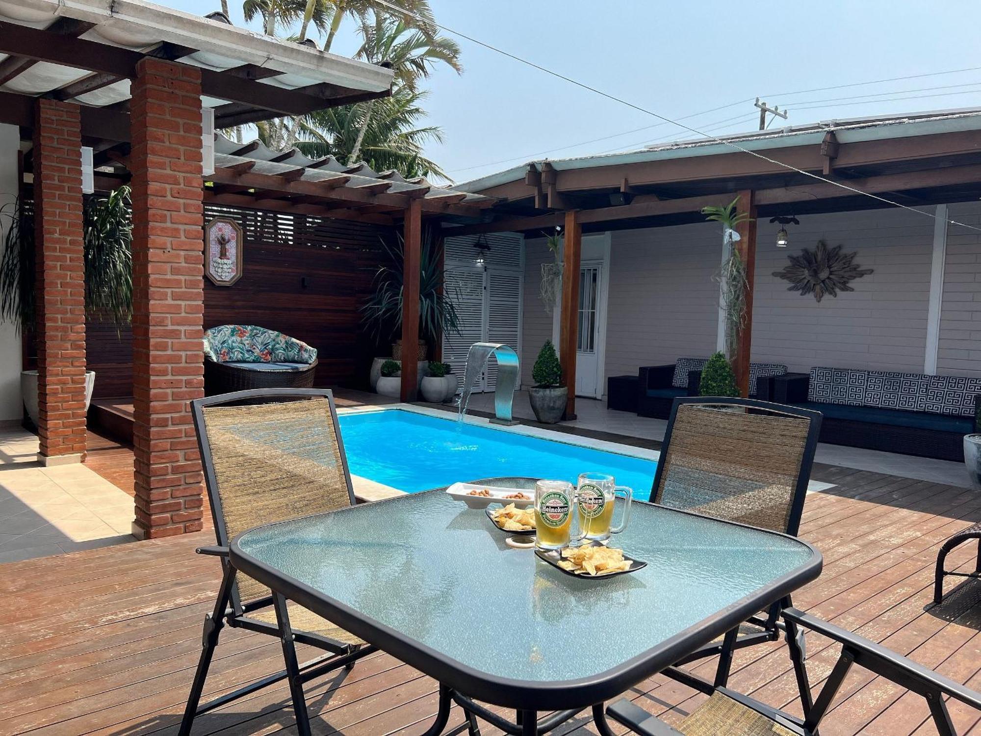 Casa Agradavel Com Piscina, A Poucos Passos Da Praia Peruíbe Exteriér fotografie